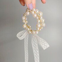 Bride bridesmaid group wrist flower advanced sense Super fairy pearl bracelet hipster Mori flower wedding sister group