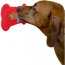 New silicone sucker dog bath toy Slow Food training lick pad pet beauty bath Valium stick