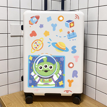 Cartoon cute three-eyed stickers luggage suitcase trolley case battery car helmet car sticker waterproof