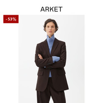 ARKET women dress light and thin one grain button casual suit jacket 2022 spring new product 1029574001