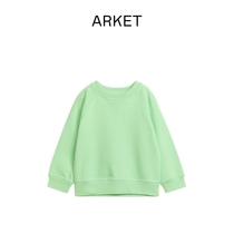 ARKET male and female child base pure cotton round neck long sleeve sweater 2022 spring new product 0491708090