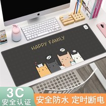 Desktop electric blanket warm mat desk computer table mat waterproof heating mouse pad large heating office erasable