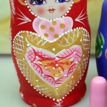 Santa Ferro Russian Features 5 Layers of Eva Creative Holidays Birthday Gifts China Wind Woody Tourism Remembrance small