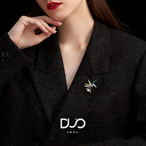 Bamboo Pearl Brrack Needle High - grade feminine coat sweater accessories 2023 new delicate and light pin - chest