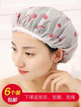 Body shower cap women waterproof bath headgear adult children cute Korean summer kitchen stir-fry hair hat