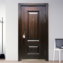 Steel fire door factory direct customized wooden fire door Class A fire door engineering glass fire door household