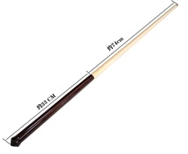 Big-head jumper black eight professional single-jumper fancy nine-ball split short jumper Cue Club stick pool cue