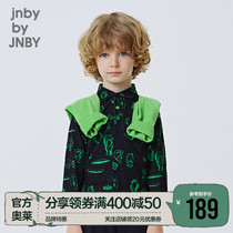 Jiangnan buddsuit childrens clothing spring male and female child children brief retro comfort long sleeves shirt clear cabin 1LB100890
