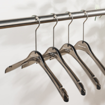 Hanger clothing store special acrylic transparent clothing support light luxury crystal clothing hanging seamless non-slip pants clip pants rack customization
