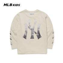 MLB children official male and female fashion strings with long sleeves T-shirt comfortable and breathable long sleeve blouse 22 spring summer new product