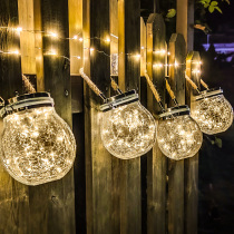 Solar Small Nightlight Outdoor Waterproof Patio Garden with balcony Decorative Light Cracks Tree Hanging Lamp Atmosphere Wall Lamp