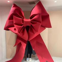 Net red big butterfly d knot decorative material door head hanging wall giant accessories diy small decoration super large door large size