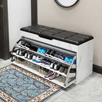 Shoe cabinet Home doorway Bench High-end Light Lavish Luxury Closing Tipping Bucket Shoe Rack Multifunction Large Capacity Storage Changing Shoes Stool