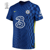 Genuine 21-22 season Chelsea home jersey No. 19 Mount fans short sleeve mens game football suit