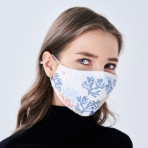 Gauze masks womens autumn and winter windproof cold cotton fabric warm washable breathable washable washable winter