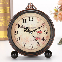 Bedside Silent Alarm Clock students use childrens creative cute bedroom mute metal simple personality electronic small clock
