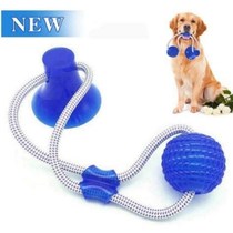 Pet sucker toy ball rubber elastic bite resistant dog molar interactive toy suitable for large medium and small breeds