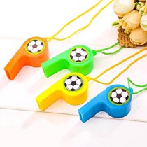 Come on survive whistle Referee blows whistle plastic lanyard new sports games childrens toy competition cartoon baby