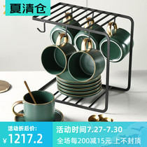 Italy ZPPSN coffee cup set Afternoon tea tea set Household European small luxury Italian light luxury cup