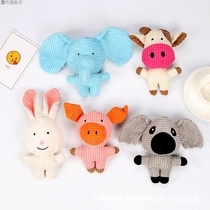 Pet supplies explosive cats and dogs interactive bite-resistant corn velvet sound a variety of cartoon plush toys New o1