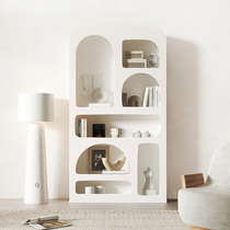 Cream Wind Trim Cabinet Minimalist Display Cabinet Cave Wind Display Cabinet Locker Nordic Landing Bookcase Hyun Guan Cabinet