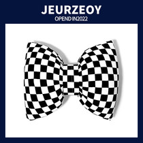 Car waist checkerboard car seat waist cushion neck pillow car interior accessories car pillow car headrest