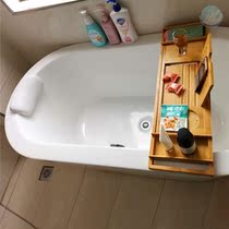 Bathtub pillow pillow Waterproof neck headrest Elastic convenient household white tub head pad Nordic vertical cushion