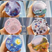 Desktop computer desk hole cap office desktop threading hole cover book over wire box round decorative ring hole cover
