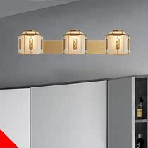 Copper with cosmetic lamp and lamp-proof lamps and bathroom cabinet with special dresser