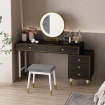 Dressing table bedroom simple modern multi-function light luxury storage cabinet makeup table storage integrated high-grade net red paint