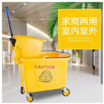 Hotel load-bearing trolley √ I want to buy a clean rectangular mop bucket mop wring out the Barrel family