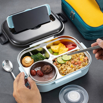 Primary school student male special children stainless steel 304 material insulation lunch box lunch box boy boy girl lunch