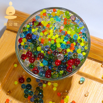 Auspicious colored glaze round gems are packed with eight bottles of Treasure Pagoda Tibetan Tantric Buddha Pagoda