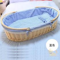 Newborn baby carrying basket to go out portable discharge basket baby going out carrying basket car sleeping basket cradle bed