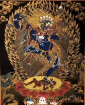 Recite the Scriptures on behalf of the Lion-faced empty mother 100 million times the heart mantra Wei De Back cover method