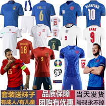 England shirt 2021 European Cup Italy home football uniform Spain away short sleeve children Kane