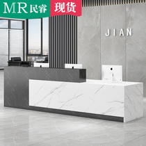 Company front desk Reception desk Information desk Welcome front desk Fashion cashier Bar counter Fashion simple desk