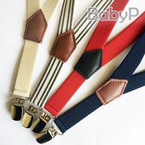 Baby elastic clip quality 1-7 boys and children elastic 4 years old high quality 3 trousers with straps adjustable adjustable suspenders