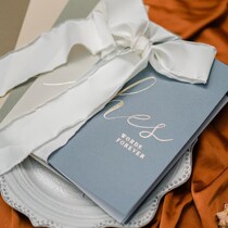 Vow Card Wedding Ins the Swear Words Hand Card Speech Speech To Sue White Wedding Retro Son to send a bestie