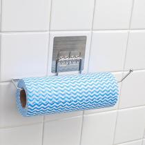 Stainless steel kitchen tissue holder non-perforated wall-mounted kitchen paper holder storage holder roll paper holder