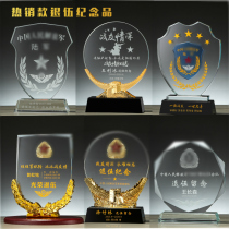 Veterans souvenir troops retired from the party to send veterans comrades creative gifts armband ornaments customization