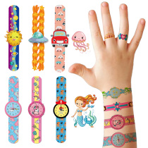 Tattoo stickers children stickers girl stickers paper safe waterproof boys baby cartoon watch dinosaur watermark paste