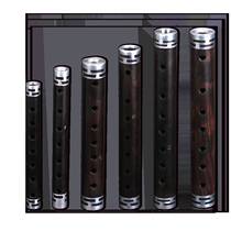 Sub-musical instrument Ebony big tube tear tube beginner professional performance tube show factory direct gift whistle