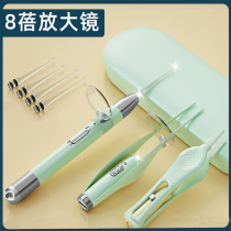 Children's luminous ear scoop luminous with light set (for adults))