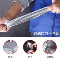Thickened glass fiber cloth flame retardant aluminum foil tape high temperature resistant tape water heater range hood exhaust pipe tin foil paper self-adhesive pipe sealing waterproof sunscreen leak repair pot tin tape wide