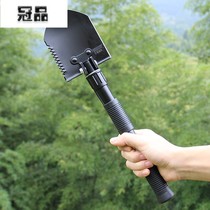  Shovel Outdoor digging soil multi-function planting flower digging bamboo shoots small shovel Gardening tools pickaxe hoe portable marine sapper shovel