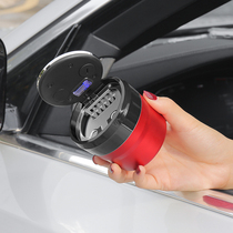 Car ashtray creative personality multi-functional automatic ashtray with cover and lamp for mens car car car supplies