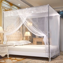 Mosquito net thickened single door Home 1 5 m Bedrooms 1 8m One door open 1 2 bracket double 1 0 m old fashioned mosquito