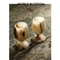 Human Blossom (Jade Series 1 wine glass) 10 22 update large natural jade retro red wine glasses