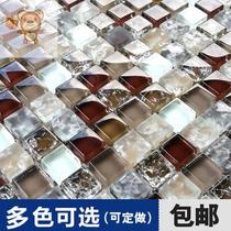 European-style ceramic mosaic tile TV background wall porch checkout desk wall sticker toilet toilet